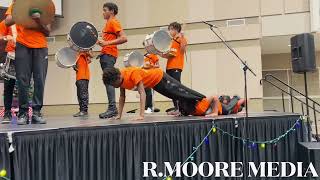 Huffman High School RARE Crime Scene Drumline  Not So Silent Night Drumline Battle [upl. by Fridell]