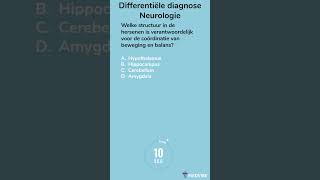 Differentiële diagnose Neurologie 1 geneeskunde hersenen dokter verpleegkunde examen vraag [upl. by Woo]