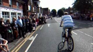 Olympic Torch Relay Godalming Crowds [upl. by Arraik]