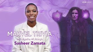 Agatha All Along Star Sasheer Zamatas Real Super Power is Marvel Trivia [upl. by Suidaht]