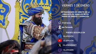 DIRECTO  Cabalgata de SSMM los Reyes Magos de Oriente  San Fernando  2024 [upl. by Dlonyar]