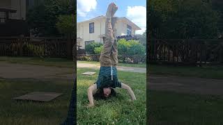 Challenge How long can I do a headstand [upl. by Rihsab]