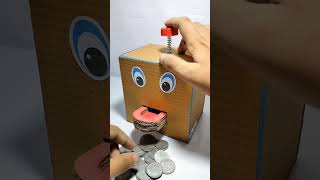 Make a Coin Bank With Cardboard shorts theprince coinbank viralshorts [upl. by Enyamert489]