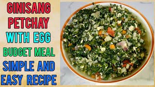 GANITO ANG MASARAP NA LUTO SA PECHAYGINISANG PECHAY WITH SCRAMBLED EGGHEALTHY RECIPE [upl. by Glantz573]