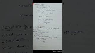 management of myocardial infarction medical nursing notes easy students viralvideo shorts [upl. by Nnybor]