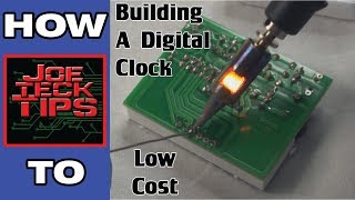 WHDTS 056quot C51 4 Bits Digital Electronic Clock Kit  How to  JoeteckTips [upl. by Ardnait]