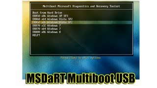 MSDaRT Multiboot USB [upl. by Ylahtan41]