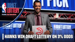 HAWKS WIN NO 1 OVERALL PICK IN HISTORIC JUMP 🚨 WOJ amp PERK REACT  NBA Draft Lottery [upl. by Asillem]