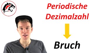 PERIODISCHE Dezimalzahlen in BRÜCHE umwandeln  Mathe Tutorial [upl. by Nerral15]