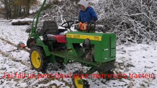 fabrication dun treuil forestier micro tracteur [upl. by Teena922]