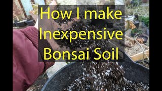 My cheap bonsai soil mix [upl. by Fiorenze]