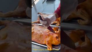 So yummy BBQ  roasted whole pig  Cambodia recipes shorts viralvideo streetfood [upl. by Pruter]