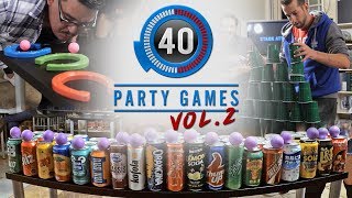 The 40 Greatest Party Games Minute to Win It Games amp MorePart 2 [upl. by Millburn]