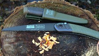 Bahco Laplander Folding Saw MORA KNIFE COMBO [upl. by Hellah]