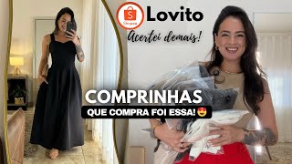 COMPRINHAS SHOPEE  COMPRAS PERFEITAS DA LOVITO 🥹 VESTIDO  SHORT  CAMISA  CALÇA  BLUSAS  LOOKS [upl. by Nayek]