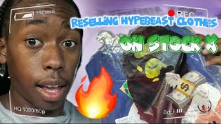 Reselling 🤑HypeBeast Clothes On StockX [upl. by Ecirad425]