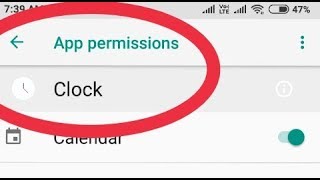 Fix Clock Problem Solve  And All Permission Allow Clock in Xiaomi Redmi Note 5 Pro [upl. by Salakcin]