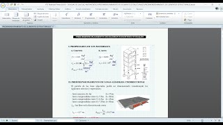 PREDIMENSIONAMIENTO DE ELEMENTOS ESTRUCTURALES HOJA DE CALCULO MATHCAD PRIME [upl. by Ydde]