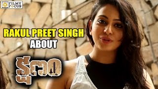 Rakul Preet Singh Interview About Kshanam Movie  Filmy Focus [upl. by Nedrob]