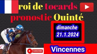 pronostic pmu quinte plus 2112024 Vincennes allocation 700000€ 18 partants prix de cornulier [upl. by Annaul]