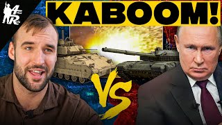 American BRADLEY VS Russian T90 Battle Footage  Ukraine War Update [upl. by Ddej]