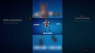 MOON BOUNCE EMOTE  FORTNITE ITEM SHOP fortnite itemshopupdate iconemote vbucks itemshop [upl. by Auqenes]