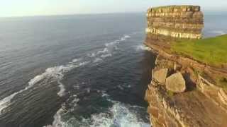 Downpatrick Head Mayo drone [upl. by Adle]