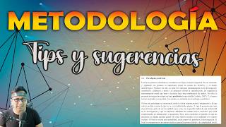 Qué es metodología  Dónde poner metología en mi investigación metodología en una tesis [upl. by Ennayt]