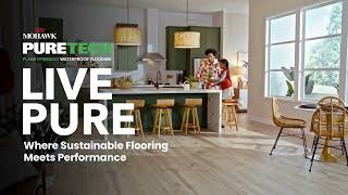 Mohawk PureTech  Plant Friendly Waterproof Vinyl Plank Flooring [upl. by Alphonsa]