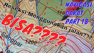 quot MODIFIED RESECTION quot  RESEKSI NAVIGASI DARAT quot Menggunakan Satu Sudut Kompas dan jalansungai quot [upl. by Sille]