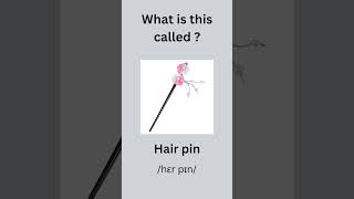 What is this called Hair accessories english learnenglish dailyenglish vocabulary accessories [upl. by Riorsson214]