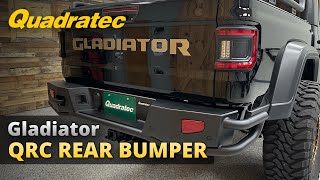 Quadratec QRC Rear Bumper Install amp Review for Jeep Gladiator JT [upl. by Munniks]