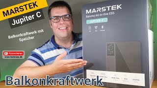 MARSTEK Jupiter C – AllinOne Balkonkraftwerk mit Speicher – Techniac [upl. by Damaris]