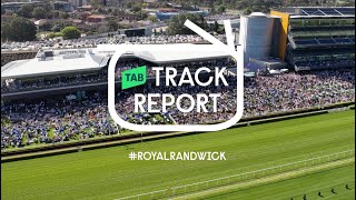 Royal Randwick TAB Track Report  Sydney Surf to Turf Day [upl. by Ahsenra401]