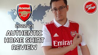 Arsenal  202223 Authentic Home Shirt Review [upl. by Nazar]