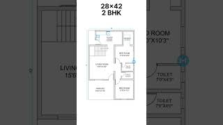 28x42 home plan design [upl. by Kreda]