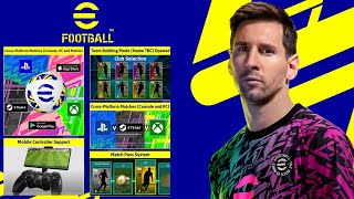 eFootball  PES 2022 MOBILE  LATEST NEWS [upl. by Ykcaj]