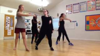 GCSE Dance year 10  Emancipation of Expressionism motifs and hiphop style group 1 [upl. by Yvor]