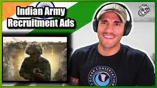 US Marine reacts to Indian Army Recruitment Ads [upl. by Ilac]