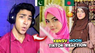 Pakistani React on Xensyy moon New TikTok Videos  Bangladeshi Tiktoker  Maadi Reacts [upl. by Fillbert]