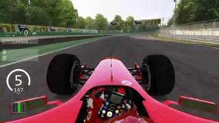 Assetto Corsa  Ferrari F2002 and F2004 Speed Comparison at Monza [upl. by Sternlight287]