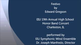 Festivo  Edward Gregson [upl. by Shere]