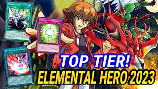 🔥 YuGiOh ELEMENTAL HERO 😨👉 Deck Competitive  Post Battles Of Legend Monstrous Revenge 2023 [upl. by Akered539]