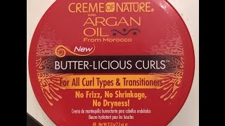 Cream of Nature Butter Licious Curls Review [upl. by Gere]