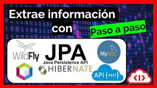 Cómo extraer información de una base de datos MYSQL con JPA  Servicio REST parte 3 [upl. by Ynnavoeg]