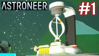 Astroneer Gameplay Ep 1  3D Printing [upl. by Annauj]