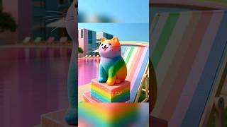 kittens turn into gummy candies lolopops marshmallows cat cutecat catlover catvideos cats [upl. by Alaikim]