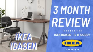 IKEA IDASEN  REVIEW AFTER 3 MONTHS  IS IT GOOD  SITSTAND DESK [upl. by Lorena]