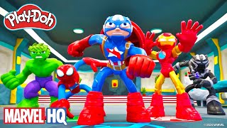 Die Feiertagsparty der Avengers wird abgebrochen  PlayDoh Marvel DOHified Aktion Ep 8 [upl. by Granese]