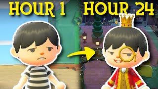 Can I Complete An Animal Crossing Island in 24 Hours [upl. by Barbey309]